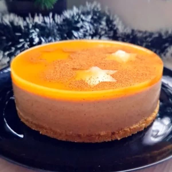 Piparkūku mandarīnu torte 1 Прянично-мандариновый торт