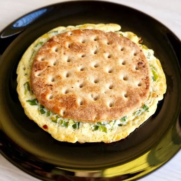 Omlete ar polārmaizi 1 Omelette with polar bread