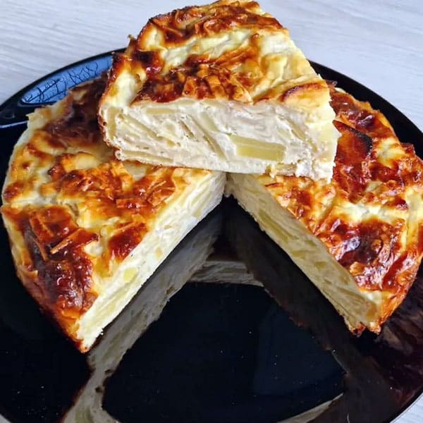 Lavaša vaniļas pīrāgs ar ābolu un bumbieri 1 Lavaša vaniļas pīrāgs ar ābolu un bumbieri