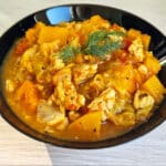 Куриный фарш с овощами
