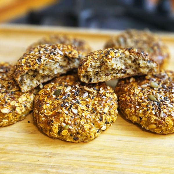 Fitnesa maizītes ar sēkliņām 1 Fitness buns with seeds