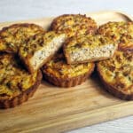 Tartes ar sieru olām un tītara gaļu