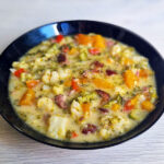 Vegetable Soup with Smoked Pork Ribs