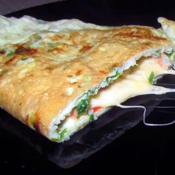 Omelette with shrimp 1 Omelette with Shrimps