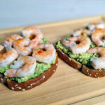 Toasts with Avocado and Shrimp