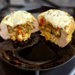 Фаршированная куриная грудка с грибами и сыром