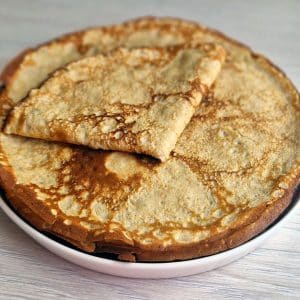 Diets ABC 4 Plānās pilngraudu pankūkas ar Piena spēku un vaniļas pudiņu